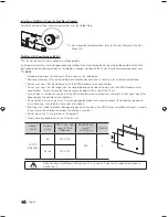 Предварительный просмотр 44 страницы Samsung HG46NB890XF Installation Manual