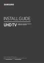 Preview for 1 page of Samsung HG49EJ690U Install Manual