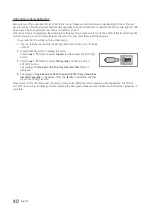 Предварительный просмотр 40 страницы Samsung HG49NE478HF Installation Manual