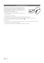 Предварительный просмотр 50 страницы Samsung HG49NE478HF Installation Manual