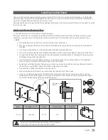 Предварительный просмотр 75 страницы Samsung HG55AF690U Installation Manual