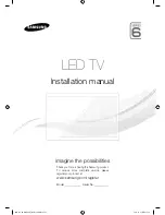 Samsung HG690 Installation Manual preview