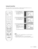 Предварительный просмотр 81 страницы Samsung HL-$4676S Owner'S Instructions Manual