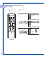 Предварительный просмотр 42 страницы Samsung HL-P5063W Instruction Manual