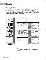 Preview for 32 page of Samsung HL-R4266W Owner'S Instructions Manual