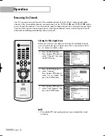 Preview for 32 page of Samsung HL-R4667W - 46" Rear Projection TV Owner'S Instructions Manual