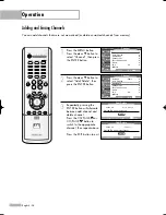 Preview for 34 page of Samsung HL-R4667W - 46" Rear Projection TV Owner'S Instructions Manual