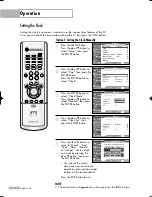 Preview for 38 page of Samsung HL-R4667W - 46" Rear Projection TV Owner'S Instructions Manual