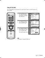 Preview for 63 page of Samsung HL-R4667W - 46" Rear Projection TV Owner'S Instructions Manual