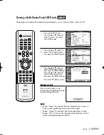 Preview for 81 page of Samsung HL-R4667W - 46" Rear Projection TV Owner'S Instructions Manual