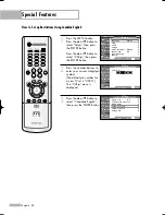 Preview for 94 page of Samsung HL-R4667W - 46" Rear Projection TV Owner'S Instructions Manual