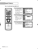 Preview for 96 page of Samsung HL-R4667W - 46" Rear Projection TV Owner'S Instructions Manual