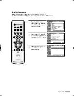 Preview for 105 page of Samsung HL-R4667W - 46" Rear Projection TV Owner'S Instructions Manual