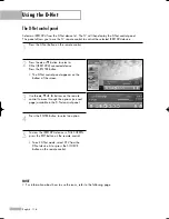 Preview for 116 page of Samsung HL-R4667W - 46" Rear Projection TV Owner'S Instructions Manual