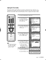 Preview for 129 page of Samsung HL-R4667W - 46" Rear Projection TV Owner'S Instructions Manual