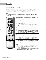 Предварительный просмотр 36 страницы Samsung HL-R5066W Owner'S Instructions Manual