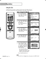 Предварительный просмотр 38 страницы Samsung HL-R5066W Owner'S Instructions Manual