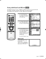 Предварительный просмотр 75 страницы Samsung HL-R5066W Owner'S Instructions Manual