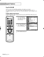 Предварительный просмотр 98 страницы Samsung HL-R5066W Owner'S Instructions Manual