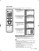 Предварительный просмотр 103 страницы Samsung HL-R5066W Owner'S Instructions Manual