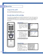 Предварительный просмотр 32 страницы Samsung HL-R5087W - 50" Rear Projection TV Instruction Manual