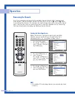 Предварительный просмотр 34 страницы Samsung HL-R5087W - 50" Rear Projection TV Instruction Manual