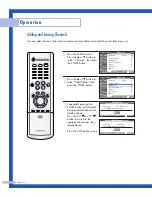 Предварительный просмотр 36 страницы Samsung HL-R5087W - 50" Rear Projection TV Instruction Manual