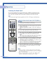 Предварительный просмотр 38 страницы Samsung HL-R5087W - 50" Rear Projection TV Instruction Manual