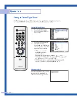 Предварительный просмотр 44 страницы Samsung HL-R5087W - 50" Rear Projection TV Instruction Manual