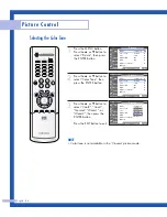 Предварительный просмотр 56 страницы Samsung HL-R5087W - 50" Rear Projection TV Instruction Manual