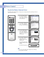 Предварительный просмотр 62 страницы Samsung HL-R5087W - 50" Rear Projection TV Instruction Manual