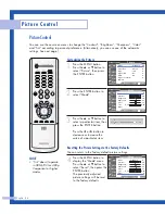 Preview for 54 page of Samsung HL-R5677W - 56" Rear Projection TV Instruction Manual