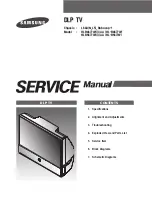 Samsung HL-R5677W - 56" Rear Projection TV Service Manual предпросмотр