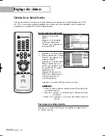 Preview for 46 page of Samsung HL-R5678W - 56" Rear Projection TV Manual De L'Utilisateur