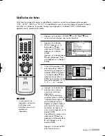 Preview for 49 page of Samsung HL-R5678W - 56" Rear Projection TV Manual De L'Utilisateur