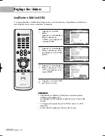 Preview for 50 page of Samsung HL-R5678W - 56" Rear Projection TV Manual De L'Utilisateur