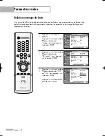 Preview for 58 page of Samsung HL-R5678W - 56" Rear Projection TV Manual De L'Utilisateur