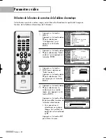 Preview for 62 page of Samsung HL-R5678W - 56" Rear Projection TV Manual De L'Utilisateur