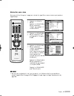 Preview for 65 page of Samsung HL-R5678W - 56" Rear Projection TV Manual De L'Utilisateur