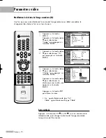 Preview for 70 page of Samsung HL-R5678W - 56" Rear Projection TV Manual De L'Utilisateur