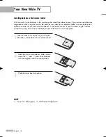 Preview for 16 page of Samsung HL-R5678W - 56" Rear Projection TV Owner'S Instructions Manual