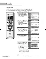 Preview for 38 page of Samsung HL-R5678W - 56" Rear Projection TV Owner'S Instructions Manual