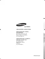 Preview for 144 page of Samsung HL-R5678W - 56" Rear Projection TV Owner'S Instructions Manual