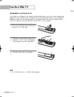 Предварительный просмотр 14 страницы Samsung HL-S4266W - 42" Rear Projection TV Owner'S Instructions Manual