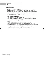 Preview for 130 page of Samsung HL-S4676S - 46" Rear Projection TV Owner'S Instructions Manual