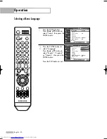 Предварительный просмотр 30 страницы Samsung HL-S5065W Owner'S Instructions Manual