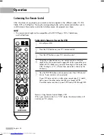 Предварительный просмотр 34 страницы Samsung HL-S5065W Owner'S Instructions Manual