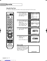 Предварительный просмотр 44 страницы Samsung HL-S5065W Owner'S Instructions Manual