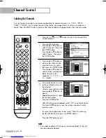 Предварительный просмотр 54 страницы Samsung HL-S5065W Owner'S Instructions Manual