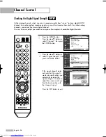 Предварительный просмотр 56 страницы Samsung HL-S5065W Owner'S Instructions Manual